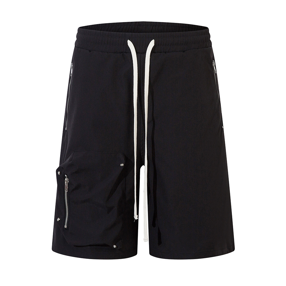 Training Shorts — Utility Zip — front view